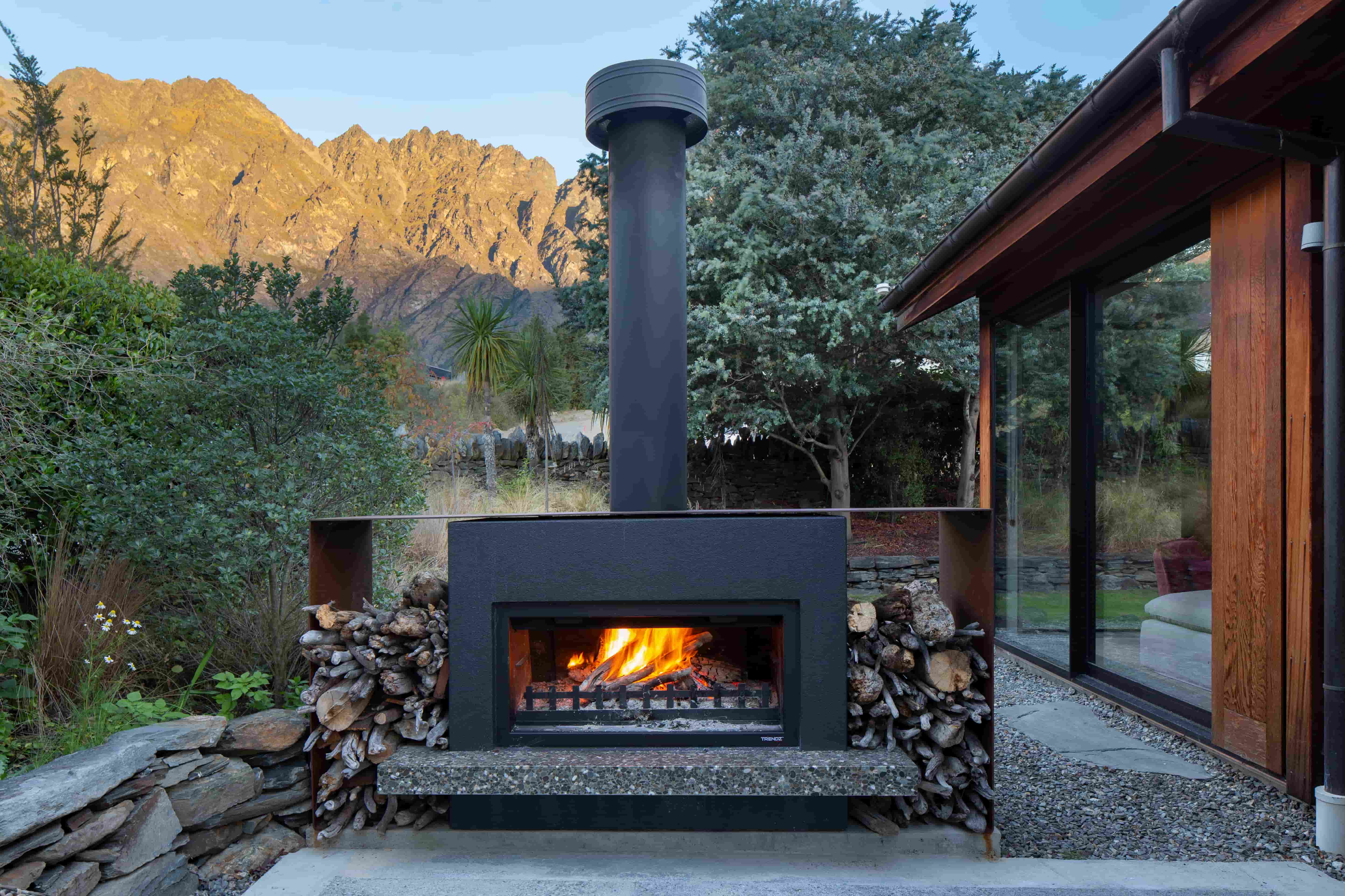 Mini Burton Outdoor Fireplace | Products | Trendz Outdoors
